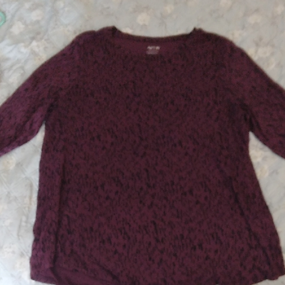 Apt. 9 Women's Purple Lace Top